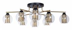 Потолочная люстра Arte Lamp Manchester A7045PL-8BK Потолочная люстра Arte Lamp Manchester A7045PL-8BK