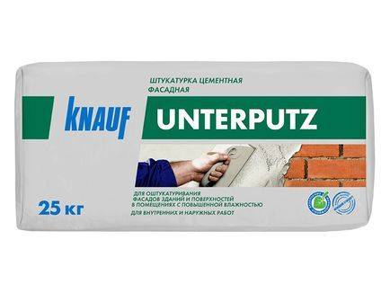 Штукатурка цементная фасадная KNAUF - Унтерпутц(25кг)