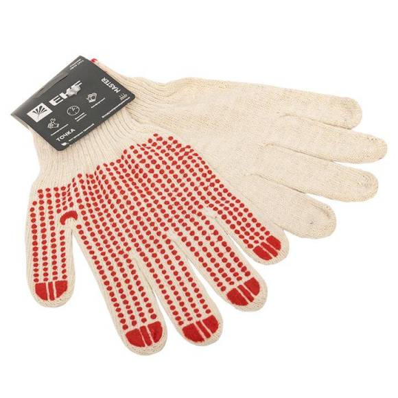 Перчатки рабочие ТОЧКА с ПВХ-покрытием (10 класс 10 разм) Master EKF pe10ct-10-mas Перчатки рабочие ТОЧКА с ПВХ-покрытием (10 класс 10 разм) Master EKF pe10ct-10-mas