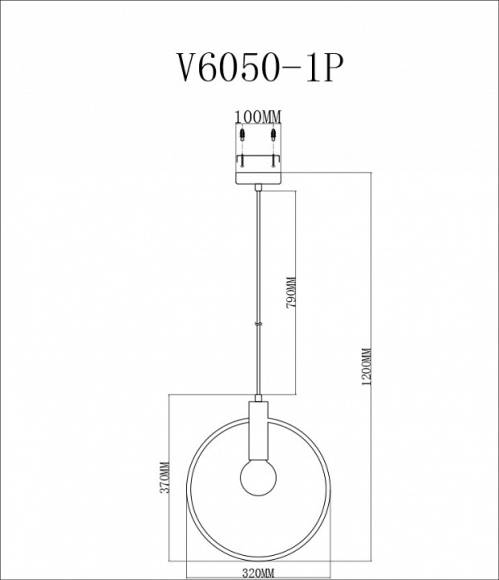 Подвесной светильник Moderli Sachara V6050-1P