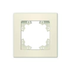 Рамка 1-м Афина сл. кость (ivory) Universal A0053-I