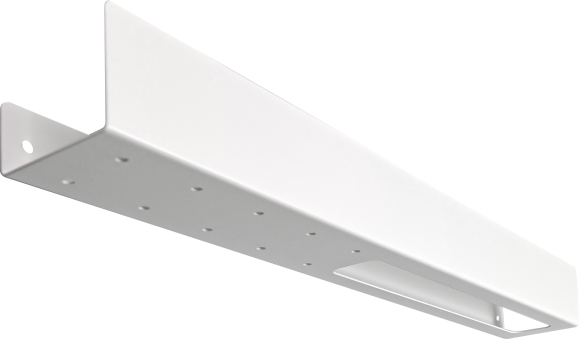 Полка MySpace Loft SHTO-6003WM с полотенцедержателем, белая матовая