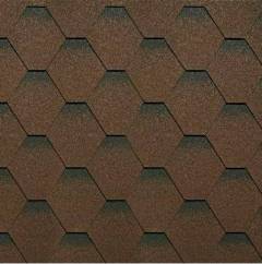 Черепица  Классик - Кадриль Shinglas (коричневый)