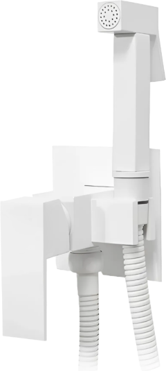 Гигиенический душ BOCH MANN Resia CK-P11W со смесителем, С ВНУТРЕННЕЙ ЧАСТЬЮ, белый матовый Гигиенический душ BOCH MANN Resia CK-P11W со смесителем, С ВНУТРЕННЕЙ ЧАСТЬЮ, белый матовый