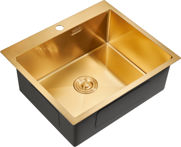 Мойка кухонная Milacio Steel Denia 59 MC.77498 золото