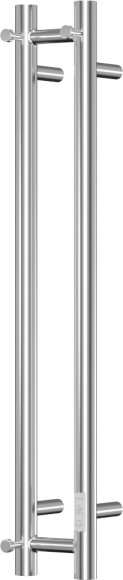 Полотенцесушитель электрический Bauedge Stella R 8х80, нержавеющая сталь полированная