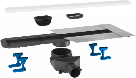 Душевой трап (лоток) BETTOSERB Frameless Line 950 белый матовый