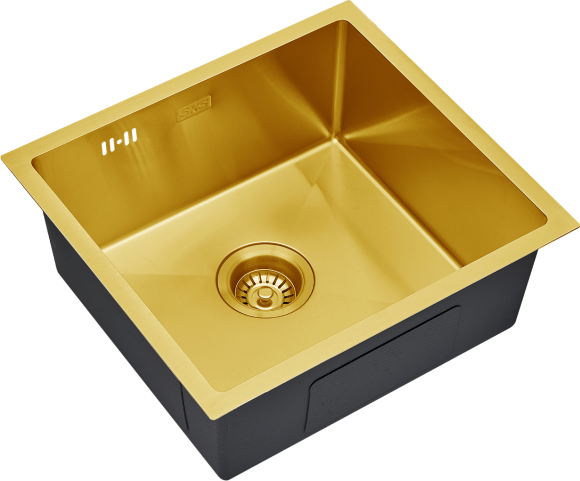 Мойка кухонная S.K.Sanitary SKS 4844 BRONZE с сифоном