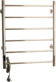 Полотенцесушитель электрический Domoterm Классик DMT 109-6 50х80, хром, L