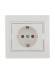Розетка 1-м СП Mira 16А IP20 с заземл. защ. шторки с бел. вставкой керамика бел. LEZARD 701-0202-124 Розетка 1-м СП Mira 16А IP20 с заземл. защ. шторки с бел. вставкой керамика бел. LEZARD 701-0202-124