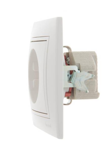 Розетка 1-м СП Mira 16А IP20 с заземл. защ. шторки с бел. вставкой керамика бел. LEZARD 701-0202-124 Розетка 1-м СП Mira 16А IP20 с заземл. защ. шторки с бел. вставкой керамика бел. LEZARD 701-0202-124