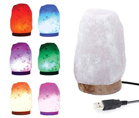 Соляная лампа Скала (питание от USB)