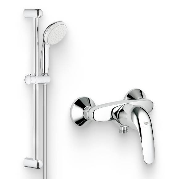Душевой комплект Смеситель для душа Grohe Euroeco 32740000 + Гарнитур Tempesta New 27924001