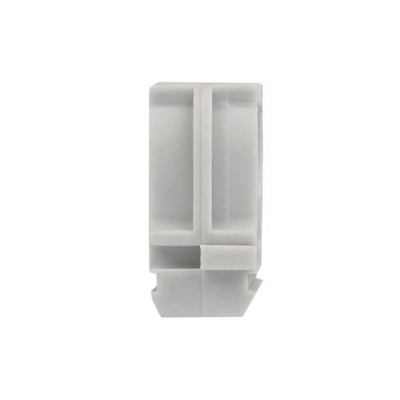 Держатель для труб (клипса) d20мм сер. (уп.100шт) Plast EKF derj-z-20n