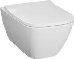 Унитаз подвесной Geberit Smyle Square 500.683.01.1 с крышкой-сиденьем с микролифтом