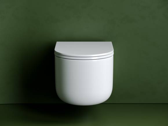 Комплект Унитаз подвесной Ceramicanova Ulma CN4006T + Инсталляция STWORKI 510162 + Кнопка 230823 хром матовый