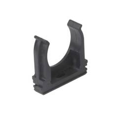 Держатель для труб (клипса) d16мм пластик черн. Ruvinil К01116Ч Держатель для труб (клипса) d16мм пластик черн. Ruvinil К01116Ч