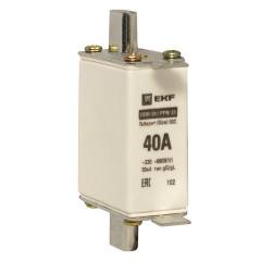 Вставка плавкая ППН-33 100/40А габарит 00C PROxima EKF fus-33/100/40 Вставка плавкая ППН-33 100/40А габарит 00C PROxima EKF fus-33/100/40