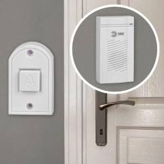 Звонок дверной D50 проводной 1 мелодия бел. Эра Б0052882 Звонок дверной D50 проводной 1 мелодия бел. Эра Б0052882