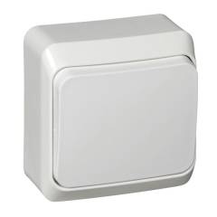 Переключатель проходной 1-кл. ОП Этюд 10А IP20 бел. SE BA10-004B Переключатель проходной 1-кл. ОП Этюд 10А IP20 бел. SE BA10-004B