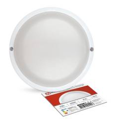 Светильник светодиодный герметичный СПП 2040-КРУГ 20Вт 4000К 1800лм IP65 155мм IN HOME 4690612044903 Светильник светодиодный герметичный СПП 2040-КРУГ 20Вт 4000К 1800лм IP65 155мм IN HOME 4690612044903